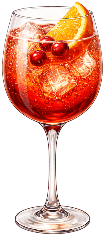 Cranberry Aperol Spritz