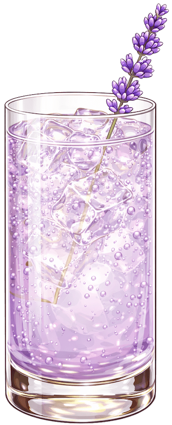 Honey-Lavender Gin Fizz
