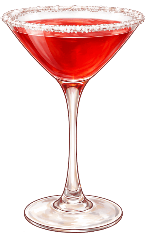 Santa’s Hat Cocktail