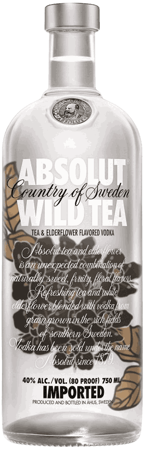 Absolut Wild Tea Vodka from Sweden