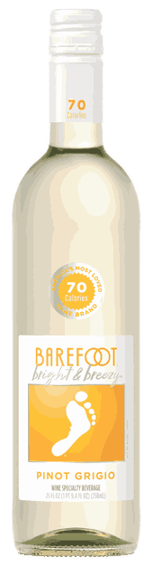 Barefoot Bright& Breezy Pinot Grigio Wine from United States
