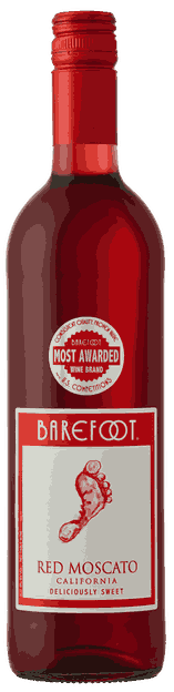 Barefoot Red Moscato Wine from United States