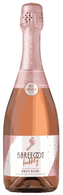Barefoot Bubbly Brut Rosé Wine from United States