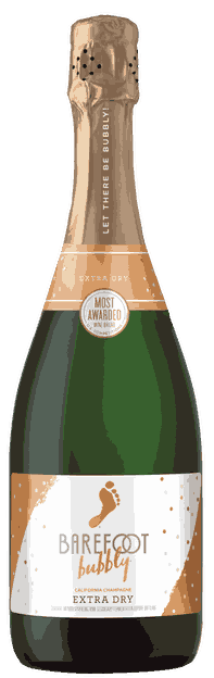 Barefoot Bubbly Extra Dry Champagne Wine from United States