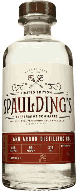 Ann Arbor Distilling Spaulding's Peppermint Schnapps Specialty from United States
