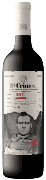 19 Crimes Shiraz Wine from Australia