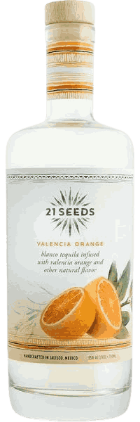 21Seeds Valencia Orange Tequila from Mexico