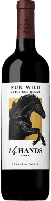 14 Hands Run Wild Red Blend Wine from United States