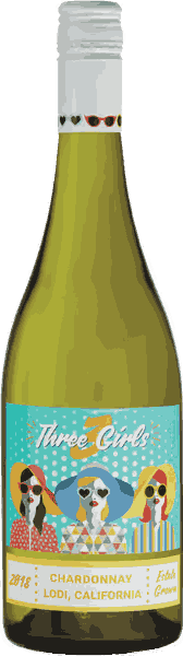 3 Girls Chardonnay Wine from United States