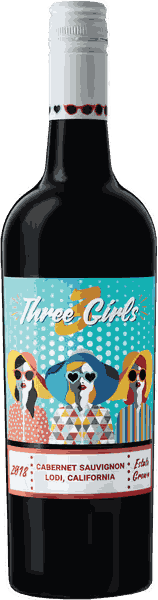 3 Girls Caberent Sauvignon Wine from United States