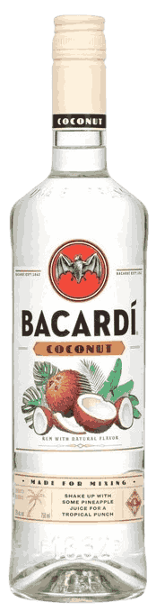 Bacardí Coconut Rum from Puerto Rico