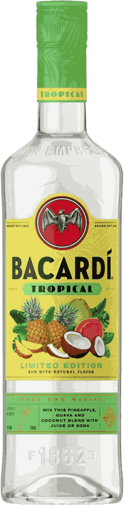 Bacardí Tropical Rum from Puerto Rico