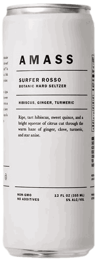 Amass Surfer Rosso Hard Seltzer Specialty from United States