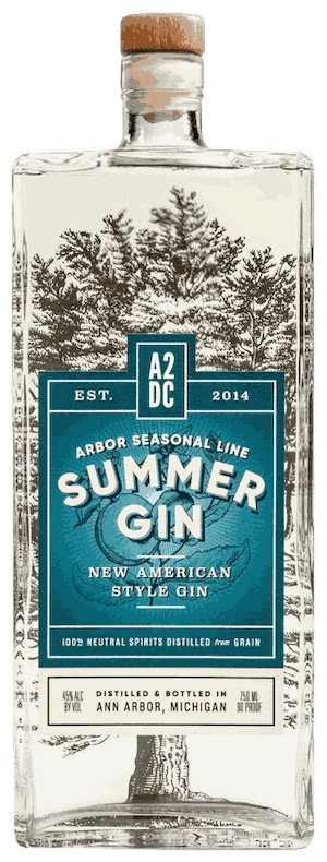 Ann Arbor Distilling Arbor Summer Gin Gin from United States