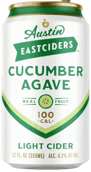 Austin Eastciders Cucumber Agave Light Cider Specialty from United States