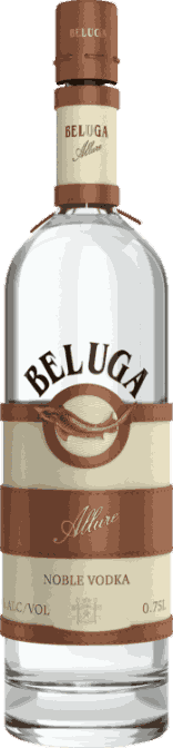 Beluga Allure Vodka from Serbia