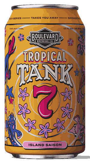 Boulevard Brewing Tropical Tank 7 Beer from United States