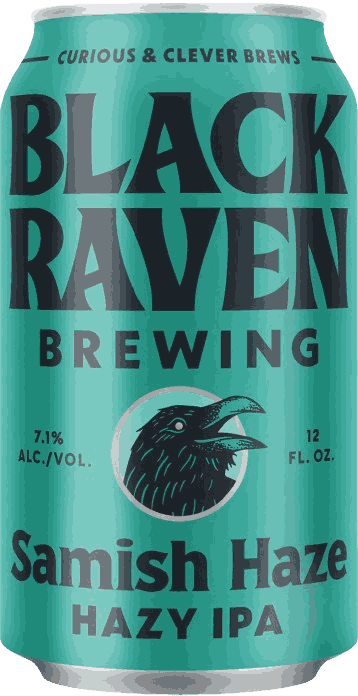 Black Raven Samish Haze IPA Beer from United States