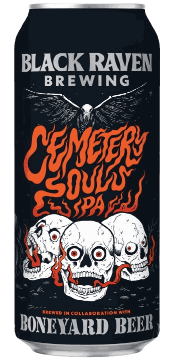 Black Raven Cemetery Souls IPA Beer from United States