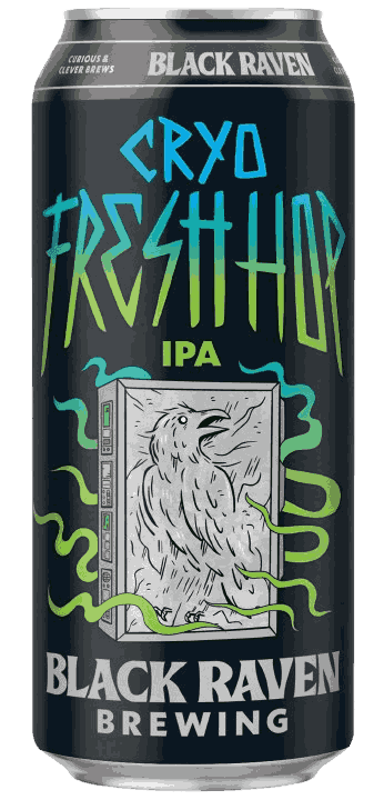 Black Raven Cryo Fresh Hop IPA Beer from United States