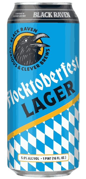 Black Raven Flocktoberfest Lager Beer from United States