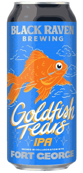 Black Raven X Fort George Goldfish Tears IPA Beer from United States
