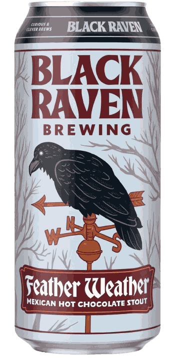 Black Raven Feather Weather Mexican Hot Chocolate Stout Beer from United States
