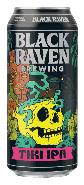 Black Raven Tiki IPA Beer from United States