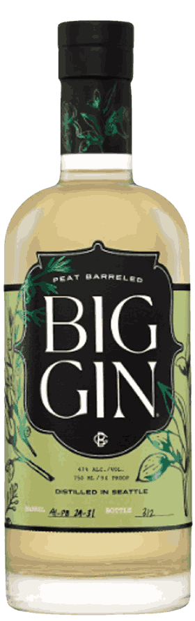 Big Gin Peat Barreled Gin from United States