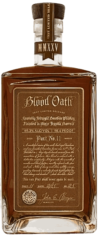 Blood Oath Bourbon Pact Series Whiskey from United States