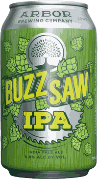 Arbor Brewing Buzzsaw IPA Beer from United States