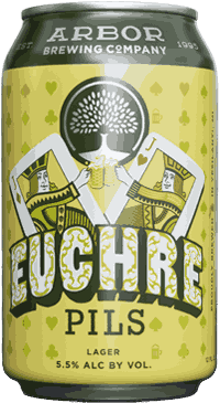 Arbor Brewing Euchre Pils Beer from United States