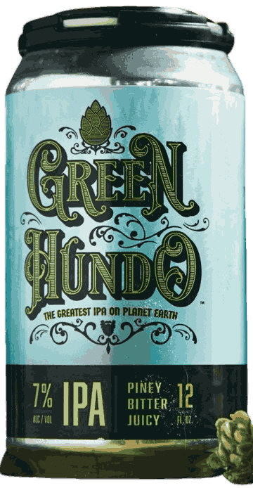 Beards Green Hundo Beer from United States