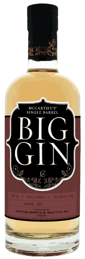Big Gin McCarthy's Single Barrel Gin from United States