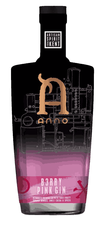 Anno Kent Berry Pink Gin Gin from United Kingdom