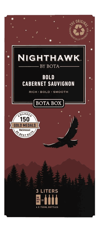 Bota Box Nighthawk Bold Cabernet Sauvignon Wine from United States