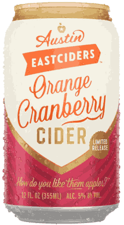 Austin Eastciders Orange Cranberry Cider Specialty from United States