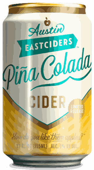 Austin Eastciders Piña Colada Cider Specialty from United States