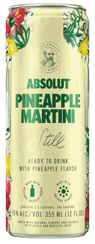 Absolut Pineapple Martini Specialty from Sweden
