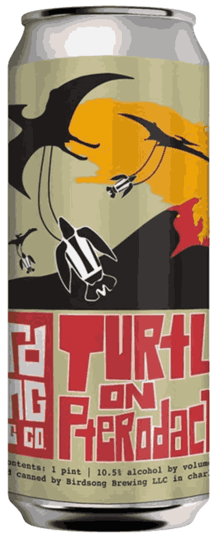Birdsong Turtles on Pterodactyls Beer from United States