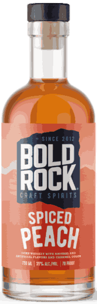 Bold Rock Spiced Peach Whiskey Whiskey from United States