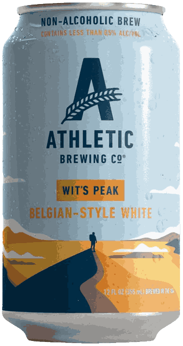Athletic Wit's Peak Beer from United States