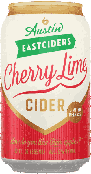 Austin Eastciders Cherry Lime Cider Specialty from United States