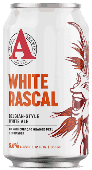 Avery White Rascal Beer from United States
