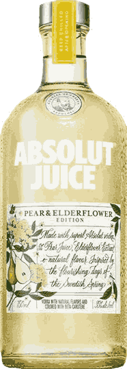 Absolut Juice Pear & Elderflower Vodka from Sweden