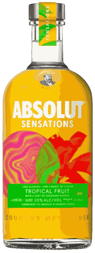 Absolut Sensations Vodka from Sweden