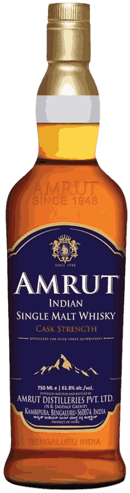 Amrut Indian Single Malt Whisky Cask Strength Whiskey from India