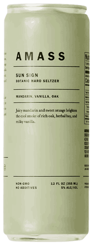 Amass Sun Sign Hard Seltzer Specialty from United States