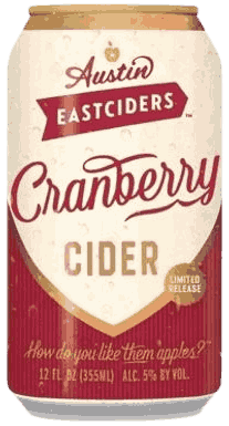 Austin Eastciders Cranberry Cider Specialty from United States