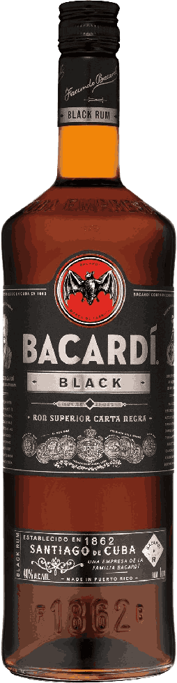 Bacardí Black Rum from Puerto Rico